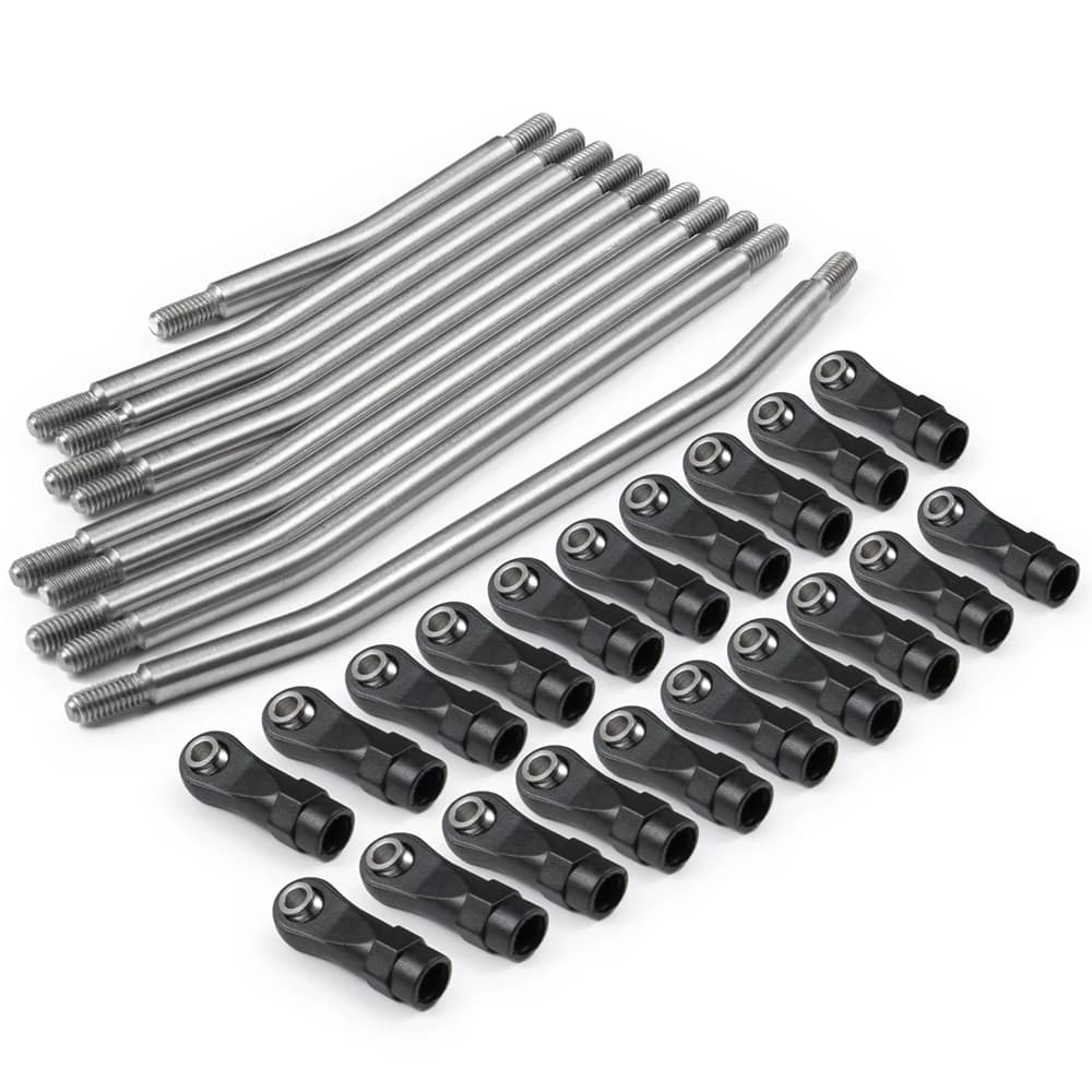 YEAHRUN – maillons métalliques de Suspension avec extrémité de tige en plastique, pour Axial SCX10 I