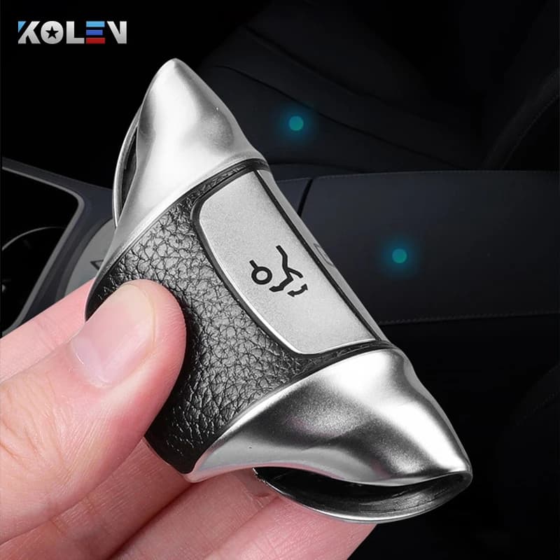 Coque de protection pour clé télécommande de voiture, PU + TPU, pour Mercedes Benz A C E S G GLS cla