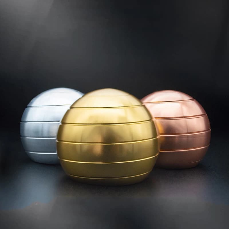 Jouet métallique anti-Stress pour adultes, en alliage d'aluminium, décompression, hypnose, gyroscope