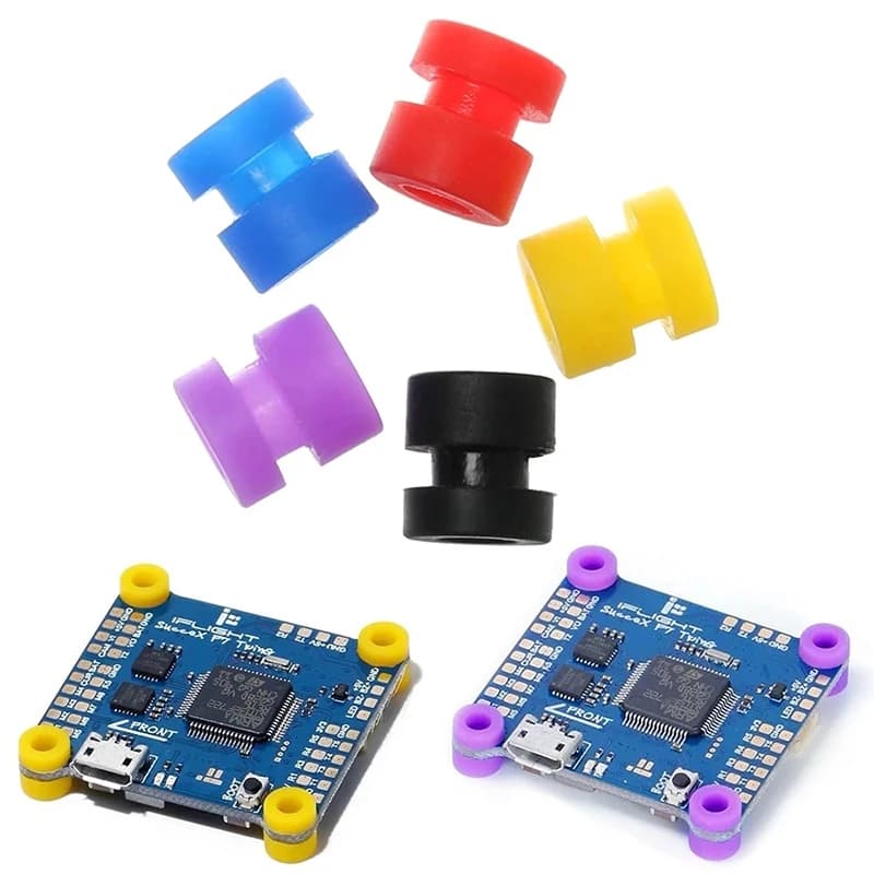Boules d'absorption des chocs à montage souple M2/M3, 40 pièces, pour contrôleur de vol FPV Quadcopt