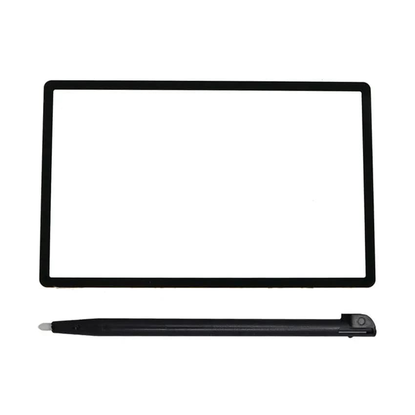 JCD – couvercle en plastique pour écran LCD supérieur et stylet tactile pour nintendo 2DS, pièce de 