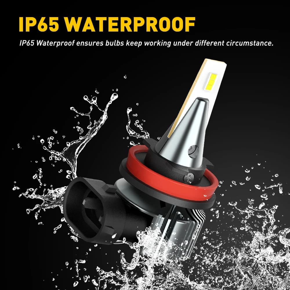 AUXITO 2x Canbus H11 H8 LED ampoules antibrouillard H10 H16 H27 880 881 LED CSP DRL H9 5202 PSX26W P
