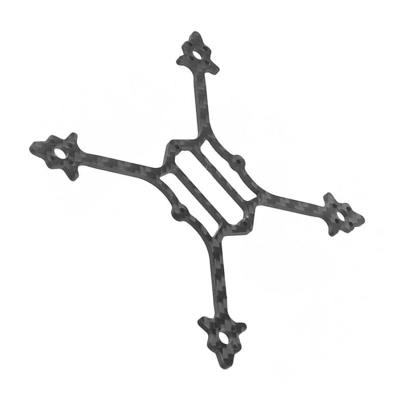 Plaque inférieure d'empattement de 115mm en Fiber de carbone 3K pour Drone de course Happymodel Crux