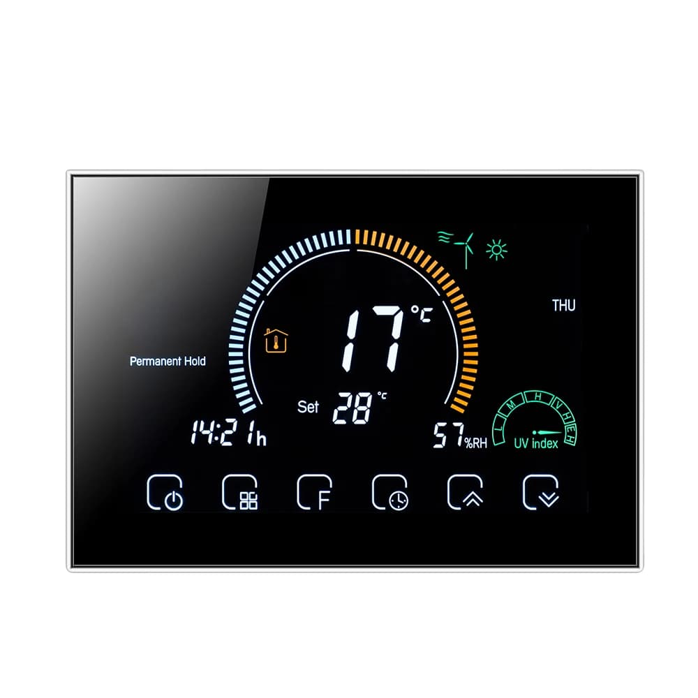 Thermostat intelligent WiFi 95 ~ 250 V, programmable via WiFi, jusqu'à 3500 W pour le chauffage au s