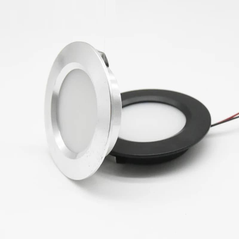 Dimmable 3W 5W 12V 24V LED projecteur Ultra-mince 14mm 2 pouces encastré plafonnier D55mm maison hôt