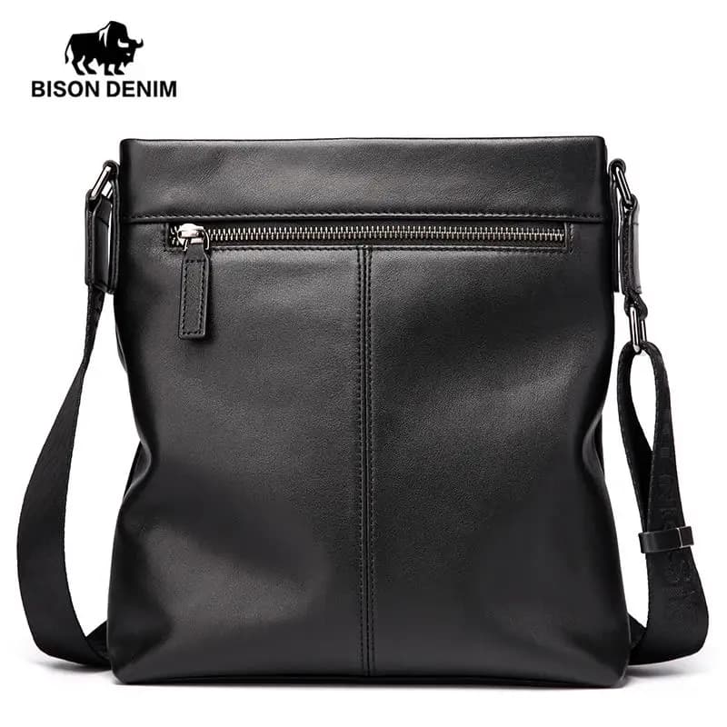 Bagressions DENIM-Sac à Bandoulière en Cuir group pour Homme, Sacs Messenger Décontractés, Cuir de V