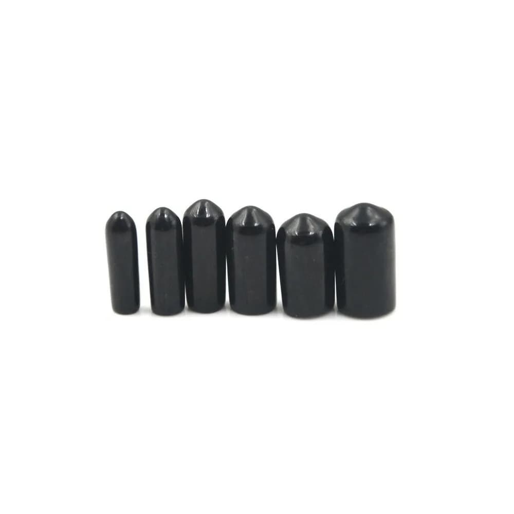 Embout en caoutchouc PVC 10-50 pièces, embout à vis, tube en plastique, protecteur de filetage de mo
