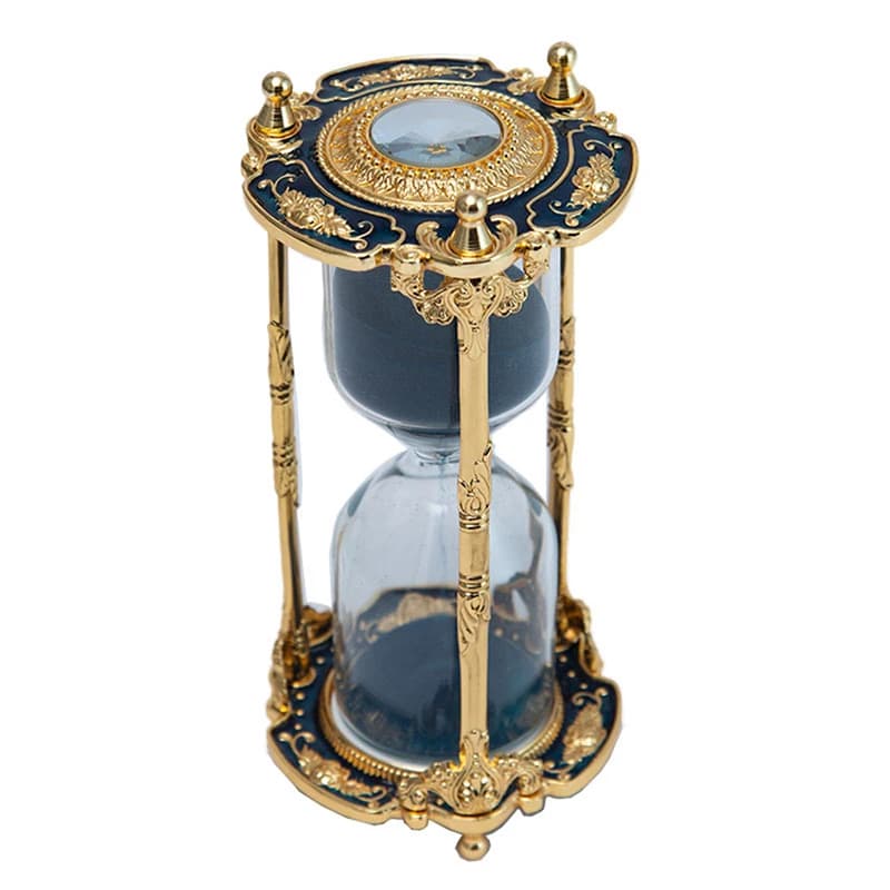 Sablier en métal avec minuterie, horloge de table créative, sable rétro, accessoires de décoration p