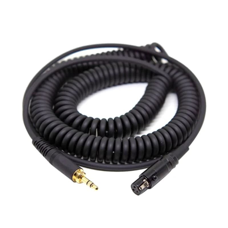 Mini XLR 3 broches 6.35mm, rallonge de câble à ressort de remplacement pour AKG K141 K171 K175 K181 
