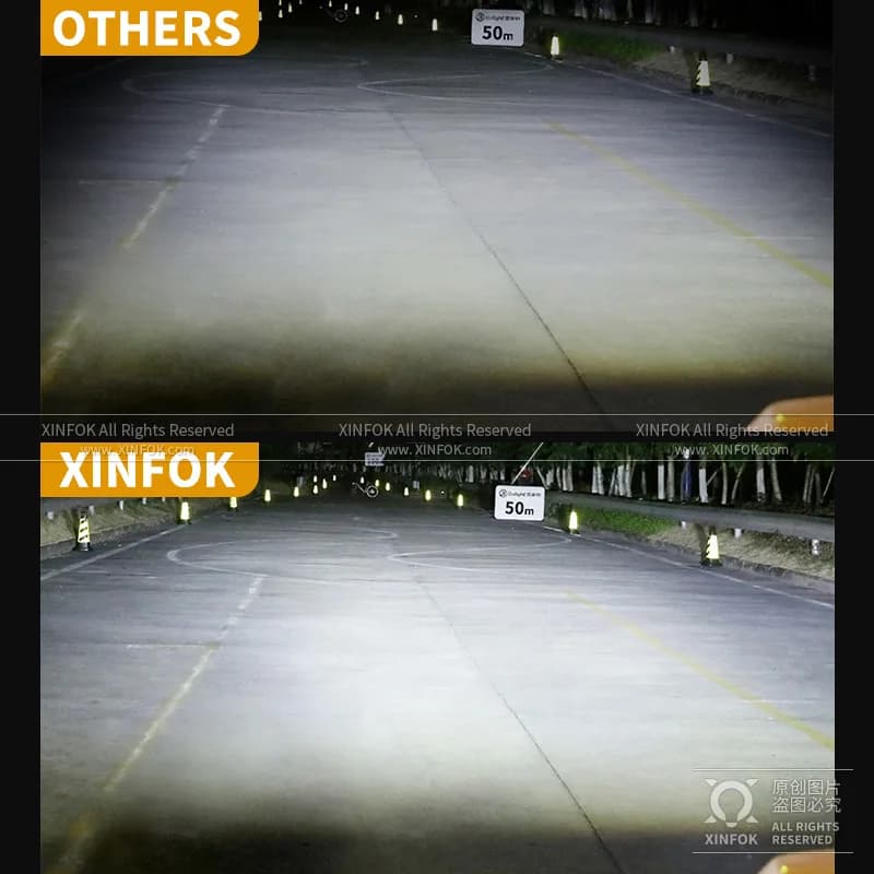 Projecteur de travail LED pour voiture, faisceau combiné 3030 SMD 87 Watts, Spot d'inondation Super 