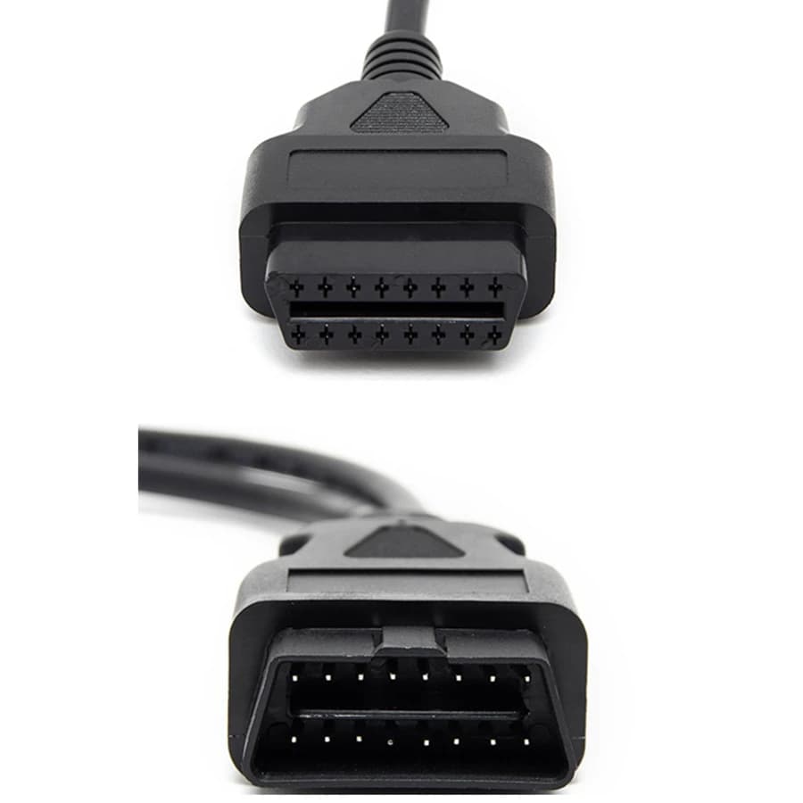 Câble d'extension OBD2, séparateur mâle à double femelle de 30CM, adaptateur de câble de diagnostic 