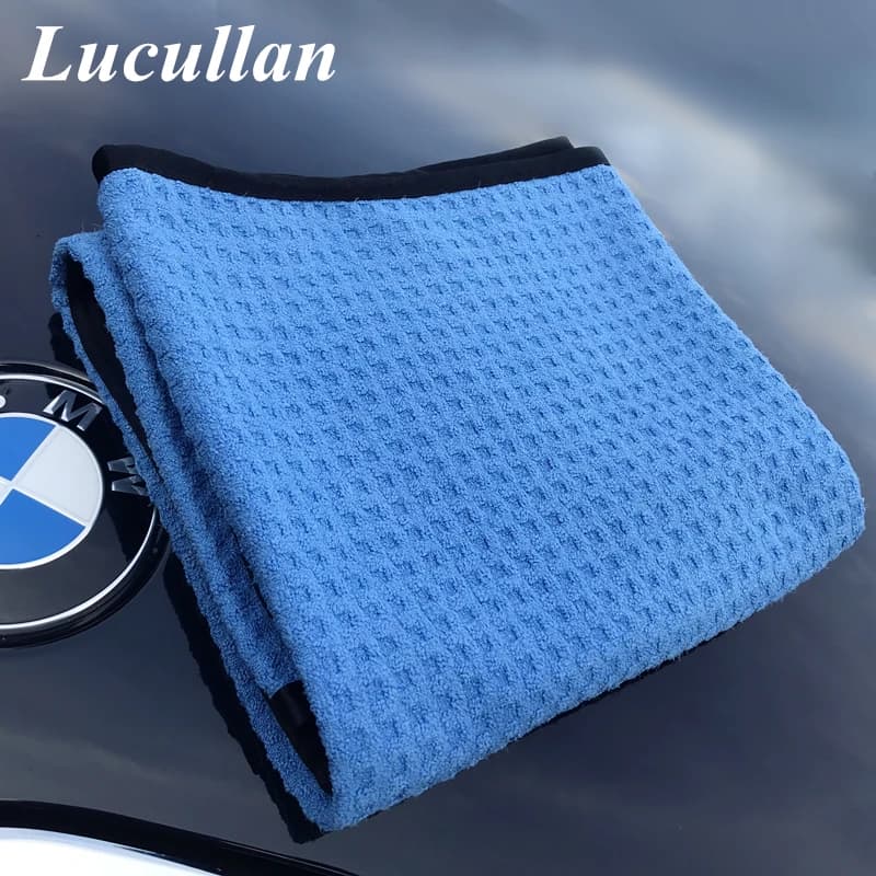 Lucullan – tissu de séchage en microfibre 60x90CM, ne grattache pas ou tourbillonnant, serviette gau