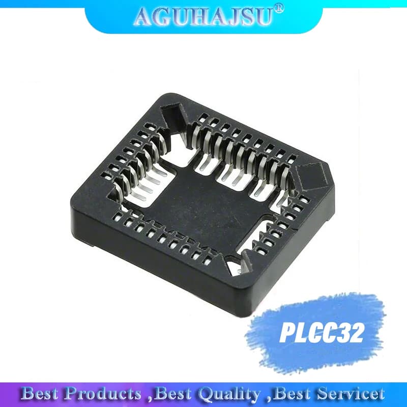 10 pièces/lot prise IC PLCC32-SMD, adaptateur de prise PLCC32, convertisseur PLCC 32 broches en Stoc
