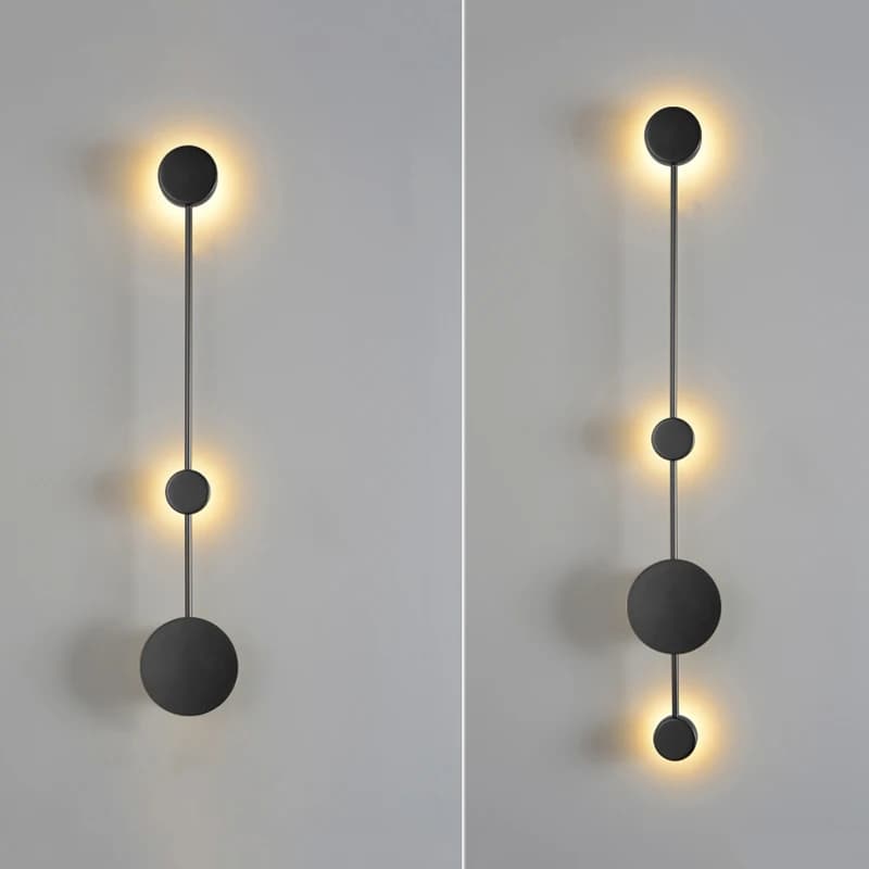 Applique Murale LED au Design Moderne et Créatif, Luminaire Décoratif d'Nik, Idéal pour un Salon, un
