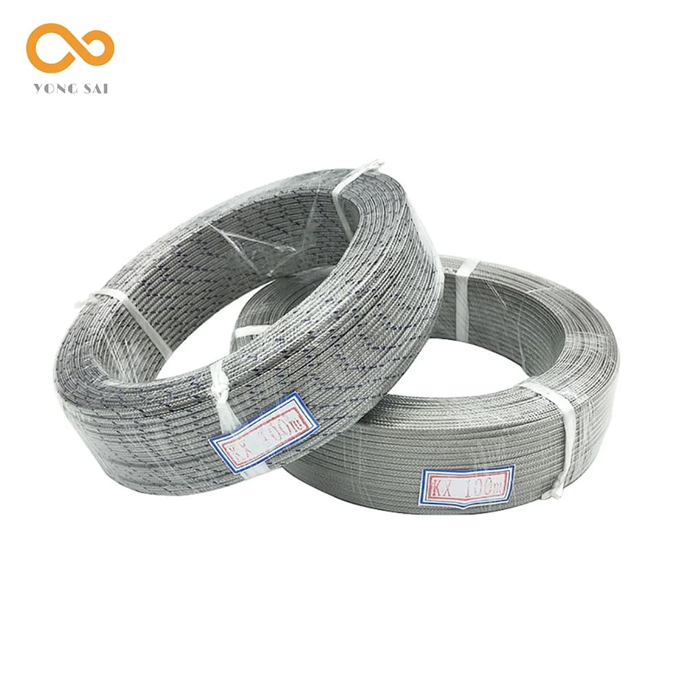 10M 20M 50m 100m K J PT100 Type 0-800 degrés 600 ℃   Fil blindé de compensation de ligne de mesure d