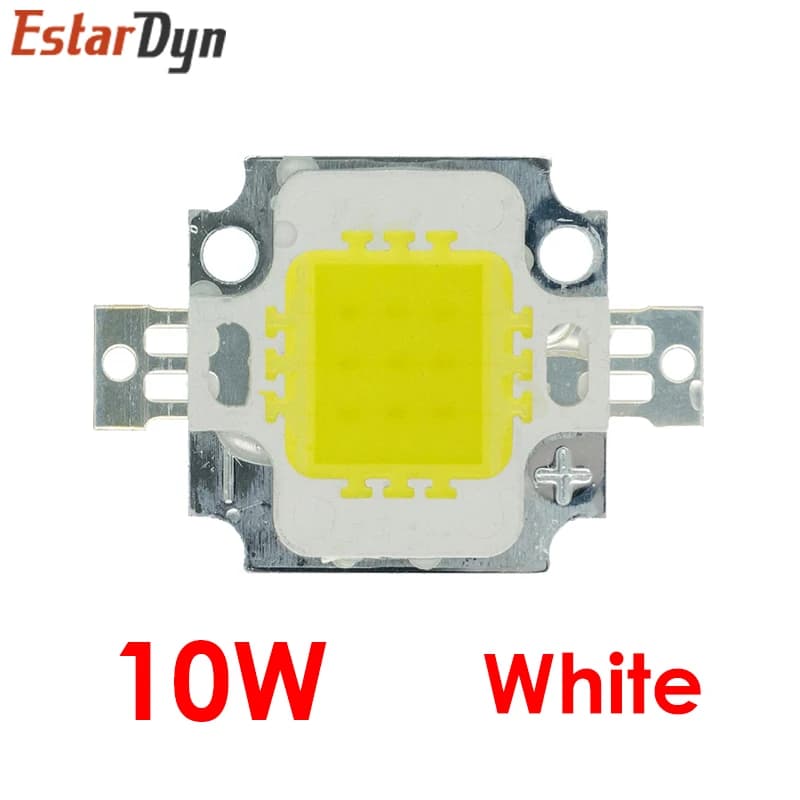 Puce LED haute puissance intégrée, perles de lampe, blanc chaud, blanc, 10W, 20W, 30W, 50W, 100W, 24