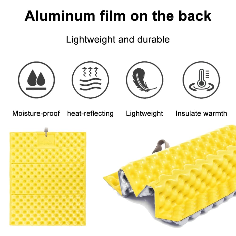 ESEA-Siège Pliable en Polymère, Ultraléger, Coussin de Pique-Nique, en Mousse XPE, Imperméable, pour