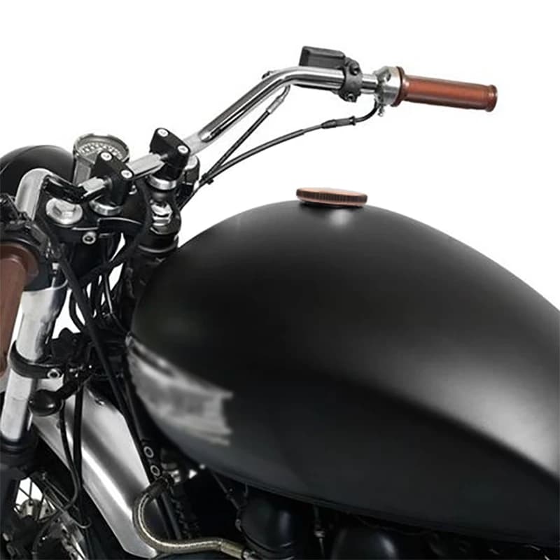 Bouchon de réservoir de carburant pour moto, couvercle d'huile ventilé pour Triumph Bonneville Scram