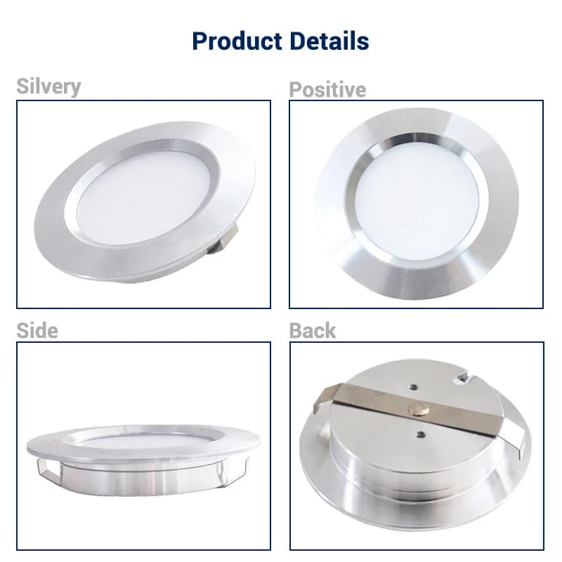 Mini Downlight LED 12V Ultra-mince 3W 5W 7W intégré petit projecteur plafond cuisine salle de bains 