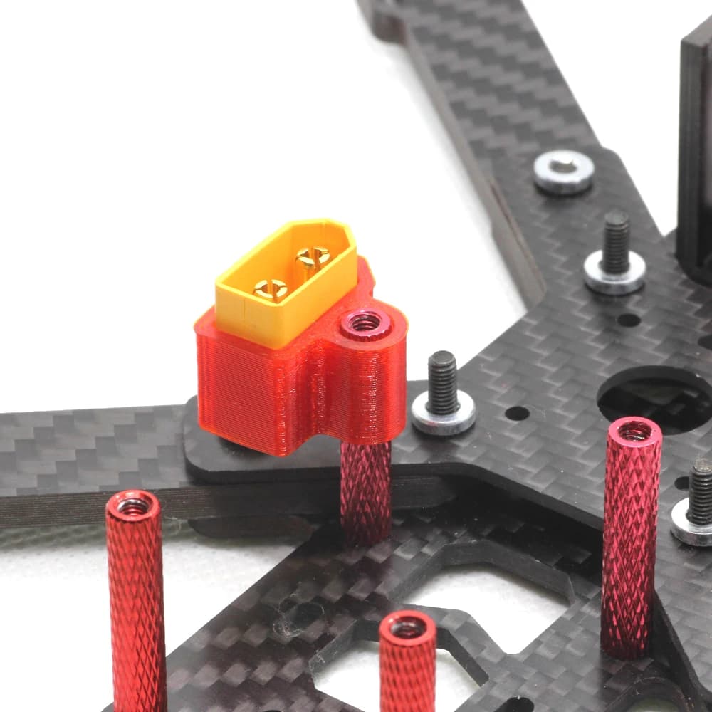 Siège de fixation de connecteur d'alimentation d'impression 3D, coque résistante aux chocs, couvercl