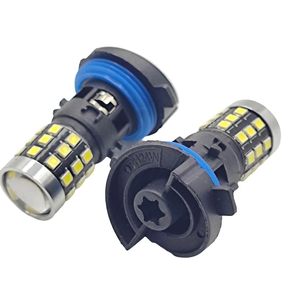 2 pièces HP24W ampoule LED sans erreur ampoules citroën C5 PEUGEOT 5008 3008 feux de jour lampe pour