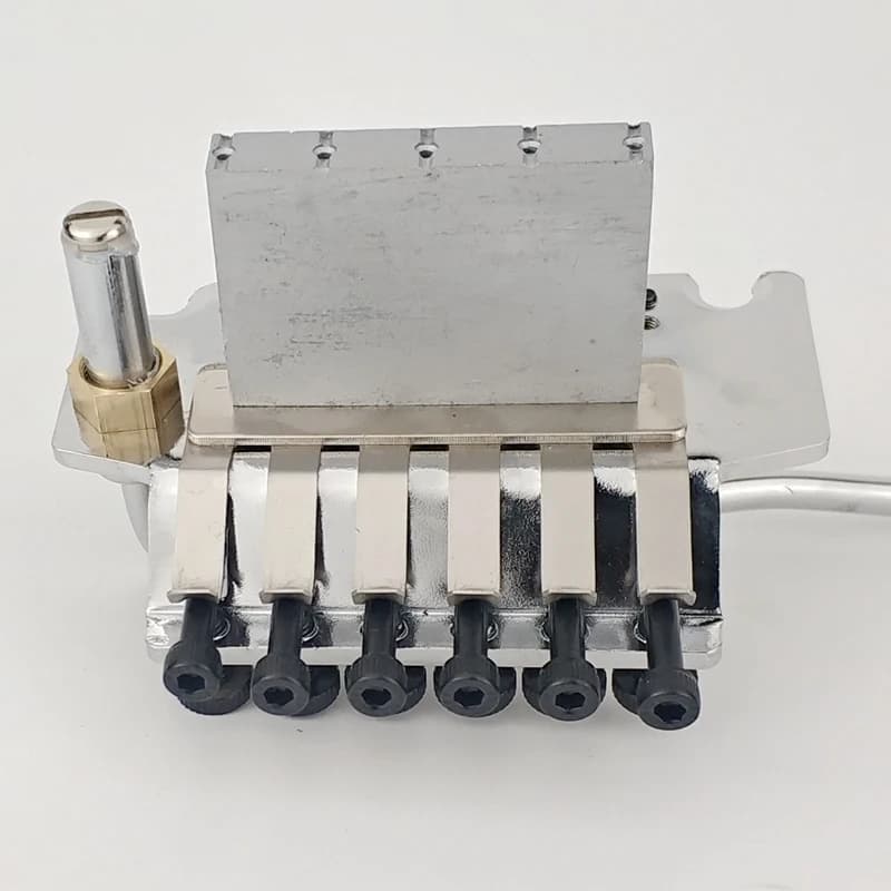 Wilkinson-Pont de système de trémolo à verrouillage électrique JEDouble, 6 cordes, 42mm, insert écro