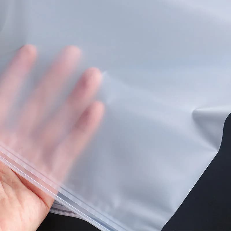 TETP 10 pièces 14 fils/18 fils givré mat sac à fermeture éclair maison voyage stockage vêtements sou