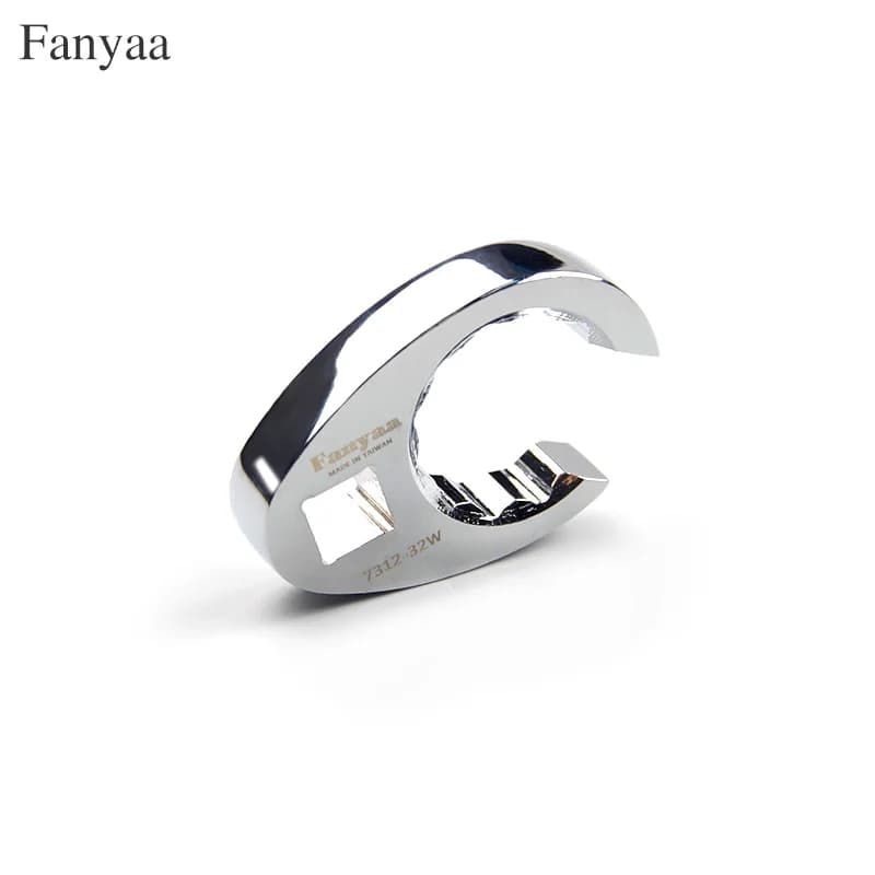 Fanyaa – outil de serrage à écrou évasé, tête de clé à tube à extrémité ouverte prune 1/2 pouces 20-