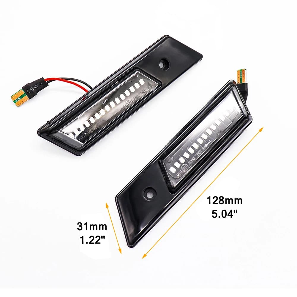 2 pièces adaptées à la BMW E32 E34 E36 1990-1996 M3 M5 3 5 7 séries feux de position latéraux de voi