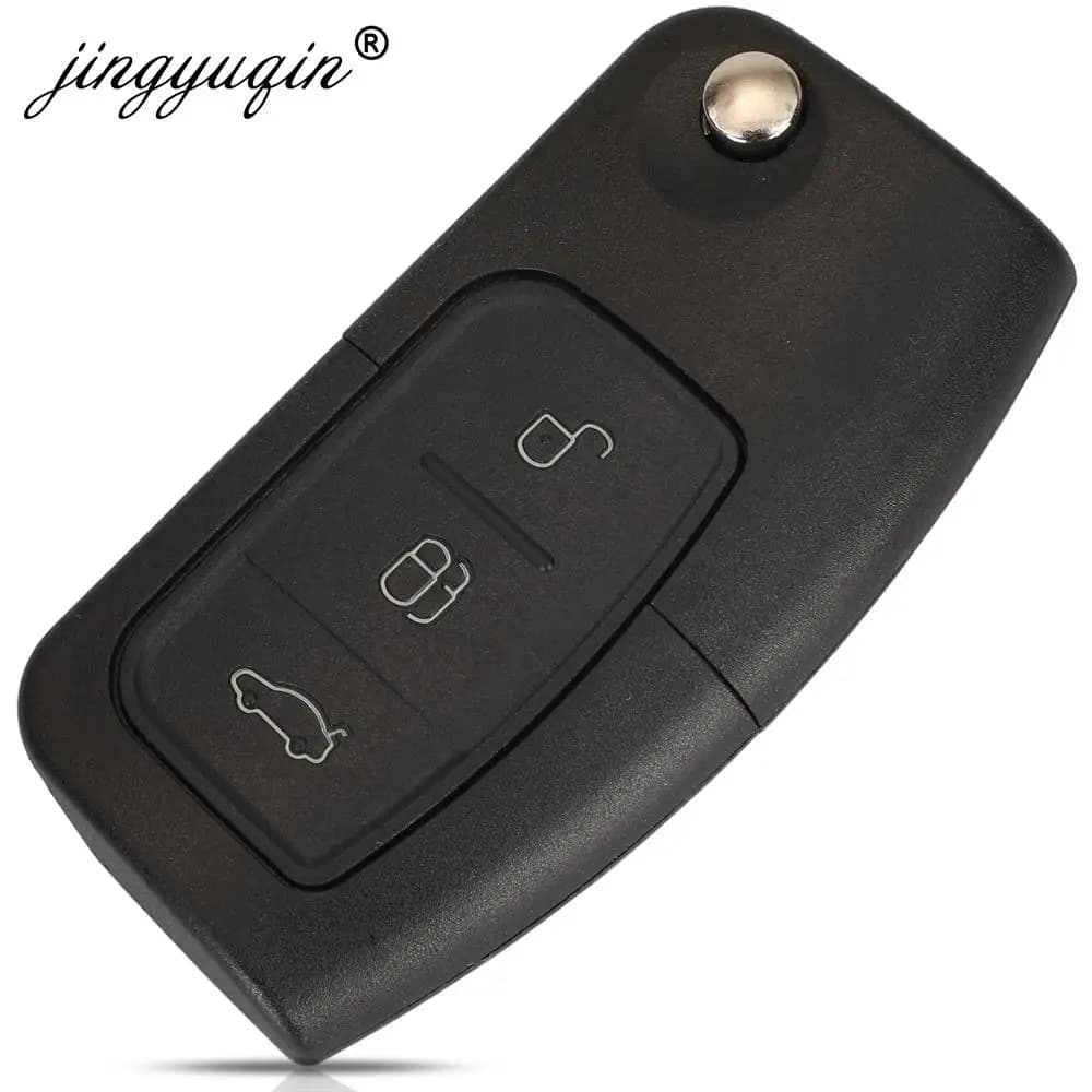 Jingyuqin 315/433MHz 4D63 4D60 clé à distance de voiture pour Ford Fusion Focus Mondeo Fiesta Galaxy