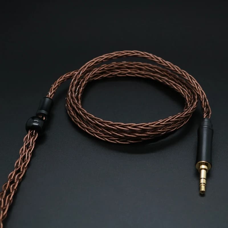 IvipQ – câble de mise à niveau pour écouteurs en cuivre monocristallin, 8 cœurs, 2.5mm/3.5mm/4.4mm, 