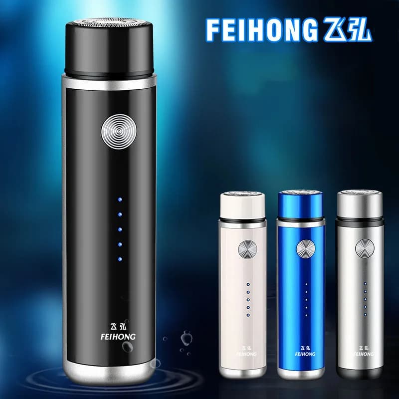 Mini rasoir électrique pour hommes, rasoir électrique Portable, couteau à barbe, chargeur USB, rasoi
