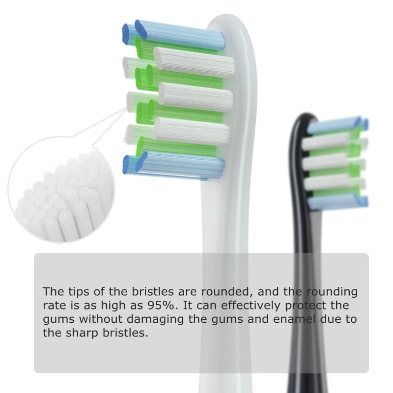 Têtes de brosse pour Oclean X/X Pro Elite/One/Air/SE, brosse à dents électrique sonique, buses à poi