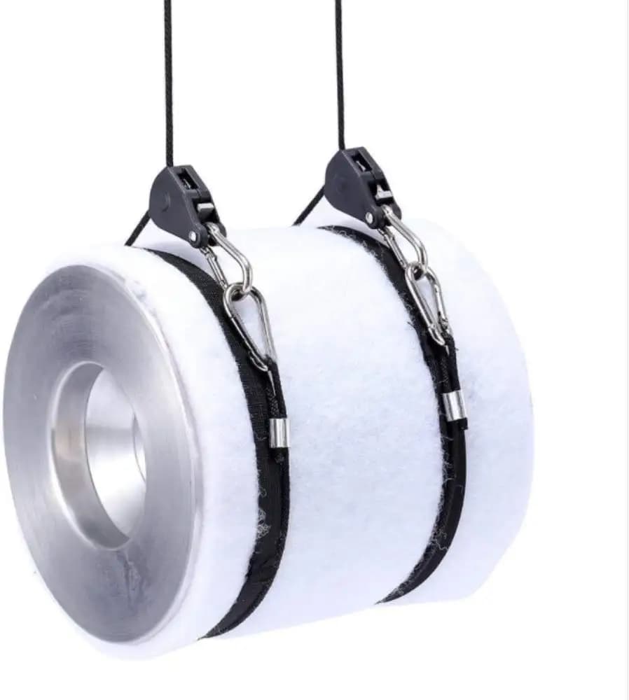 Filtre à charbon avec supporter ficateur d'air au charbon vierge australien, kits de tente de croiss