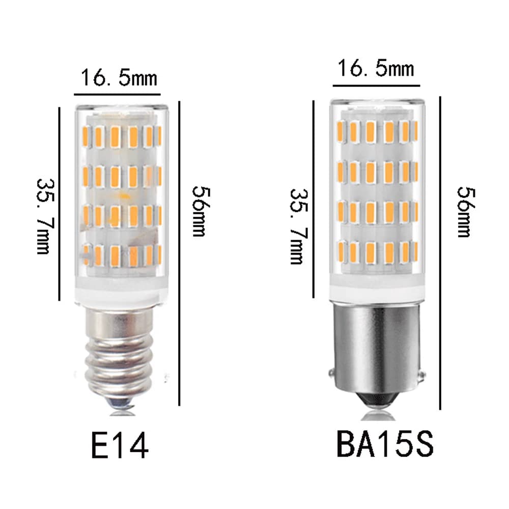 5 pièces 12v 24V lampe LED variable g4 G9 E14 BA15S ampoule LED blanc chaud froid pour lustre en cri