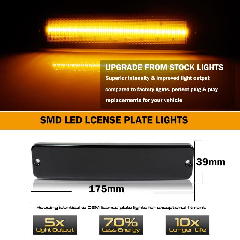 IJDM marqueur latéral clignotant et pare-chocs avant lumière DRL pour Jeep Wrangler YJ feux de jour 