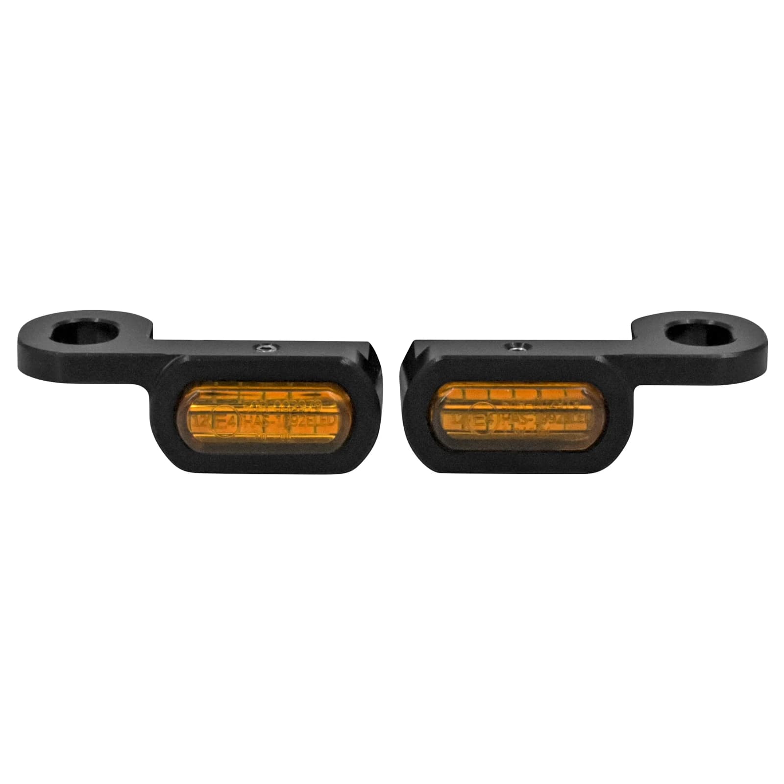 Clignotant LED ambre pour moto, Mini indicateur lumineux de course pour Harley Sportster XL Softail 