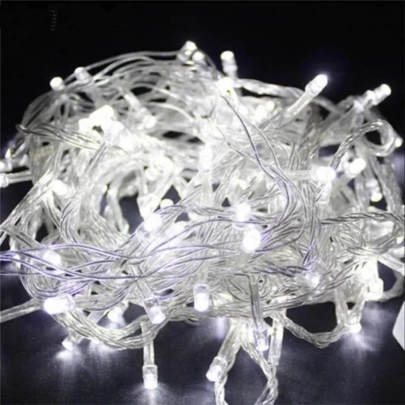 Guirlande lumineuse LED 100 LED 10M 110V/220V, étanche, pour Noël, arbre de Noël, chaîne lumineuse f