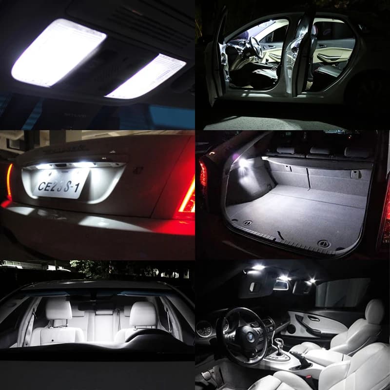 Kit d'ampoules LED pour Nissan Silvia Coupé, lampe de coffre breton, lecture de voiture, Canbus, S13