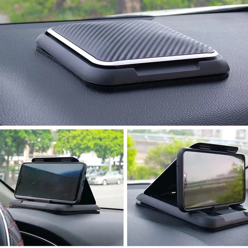 Support universel de téléphone pour tableau de bord de voiture antidérapant en Silicone, ventouse ré