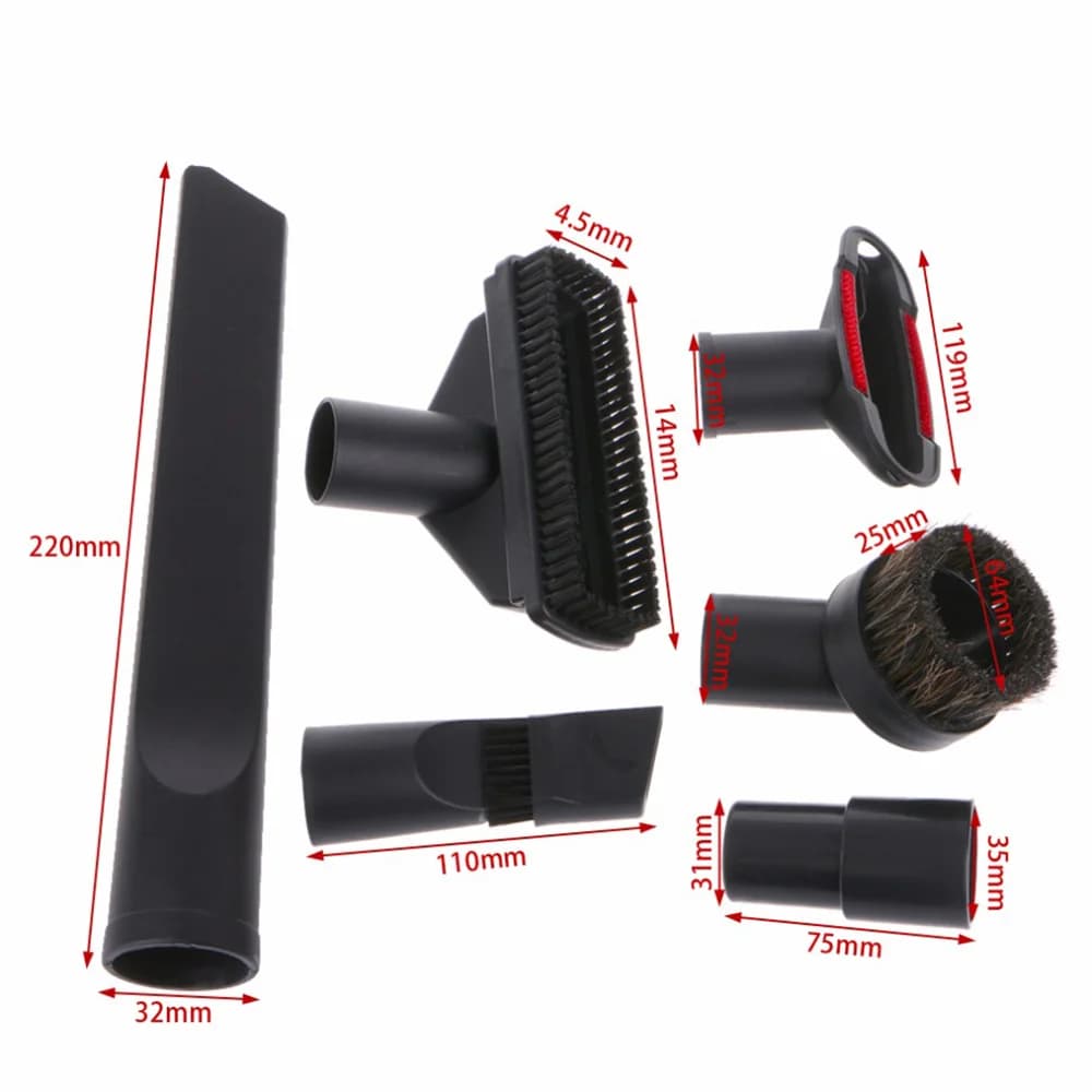 Tête de brosse d'aspiration à buse universelle pour pièces d'aspirateur 32mm et 35mm, brosse pour ta