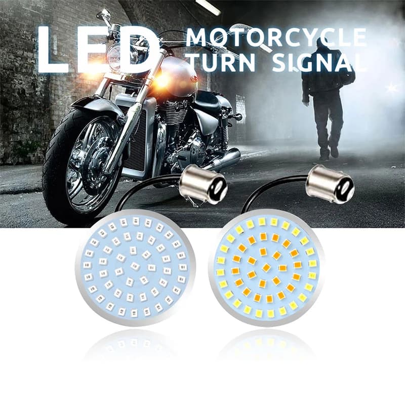 Clignotants LED pour moto, feux de stationnement, feu de freinage, feux de circulation diurne, signa