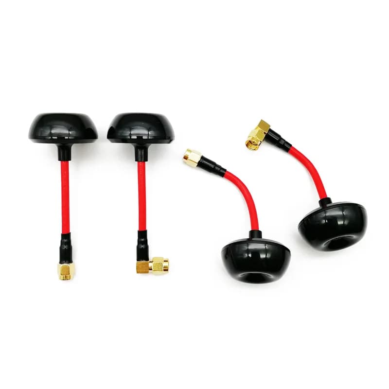 Antenne champignon omnidirectionnelle 5.8G 3dBi TX/RX RHCP FPV SMA RP-SMA mâle pour Drone de course 