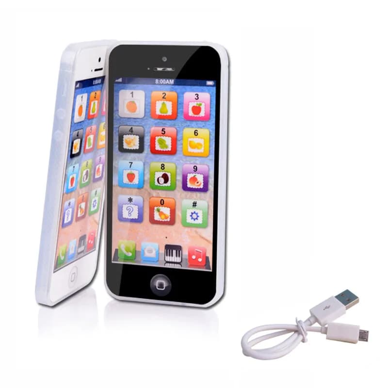 Téléphone de Simulation pour enfants, jouets éducatifs musicaux pour bébés, apprentissage de l'angla