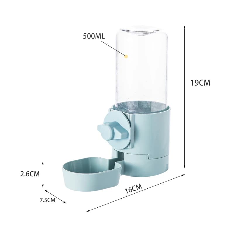 Mangeoire automatique pour animaux de compagnie, Cage suspendue, bol, bouteille d'eau, récipient ali
