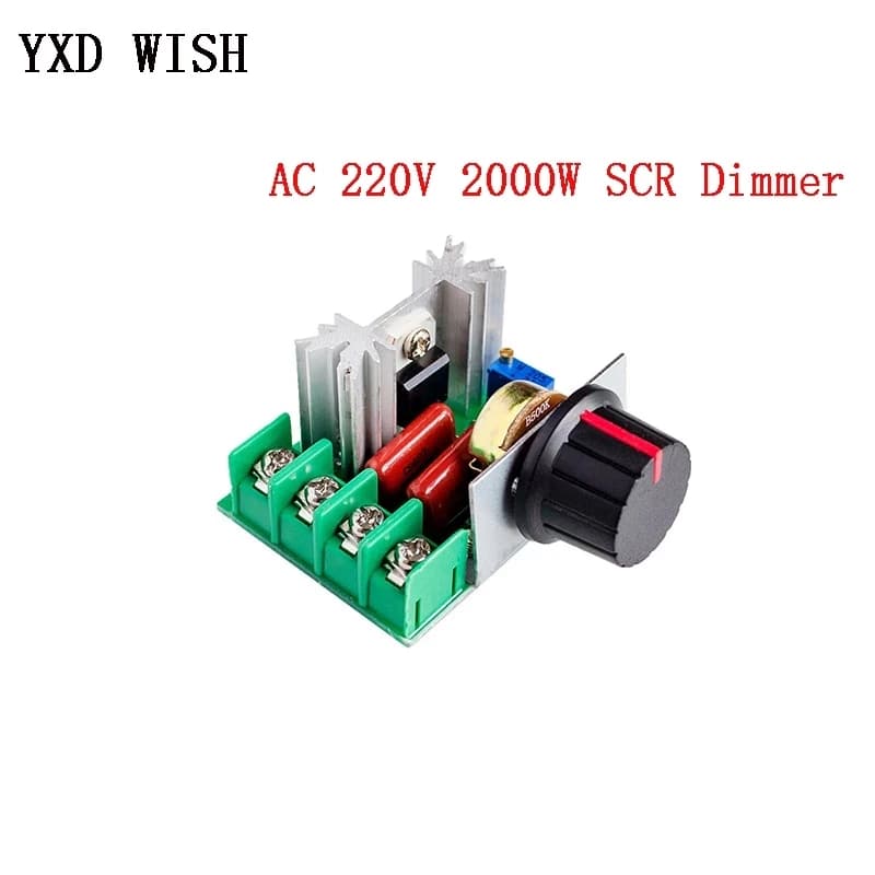 110 V - 220 V 2000 W 3800 W 4000 W 5000 W 6000 W 10000 W régulateur de tension SCR LED variateur con