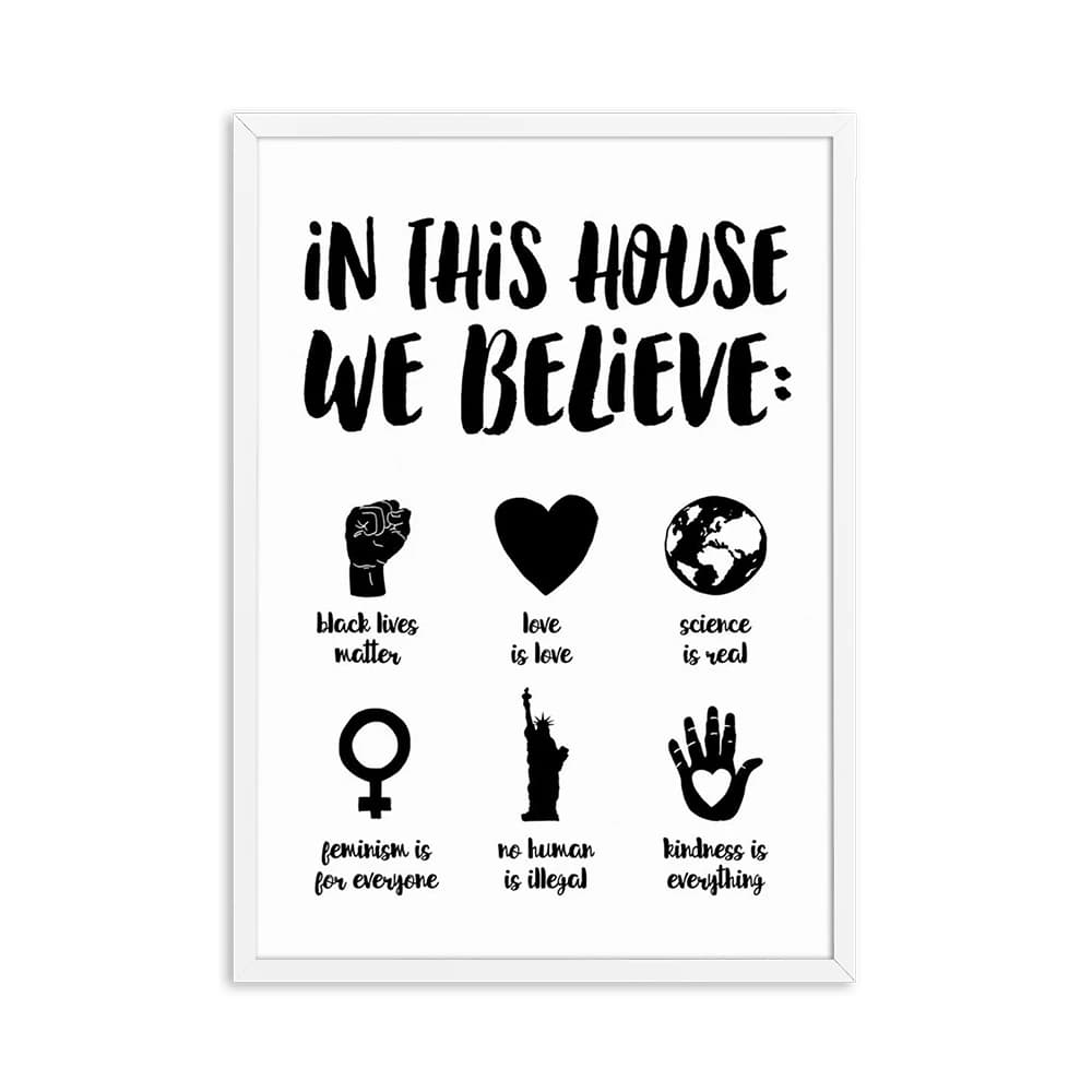 Toile de peinture avec citation de pendaison de crémaillère, affiches et imprimés de féminisme de pu