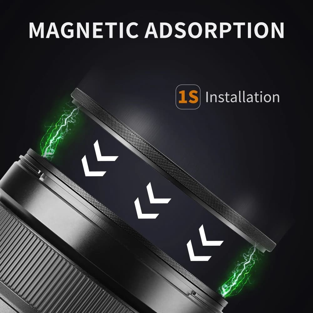 Filtre d'objectif d'appareil photo magnétique HD ND8 Nano-x K&F CONCEPT avec capuchon d'objectif, re