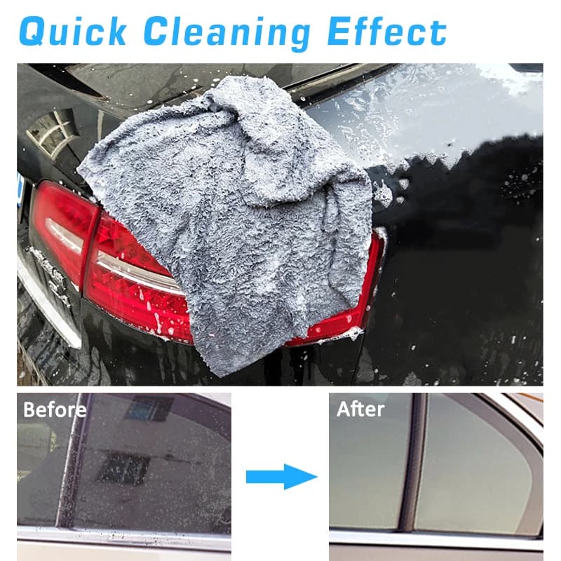 3/5/10 pièces de Lavage de Voiture Microfibre Serviette Nettoyage de Voiture De Séchage Chiffon De P