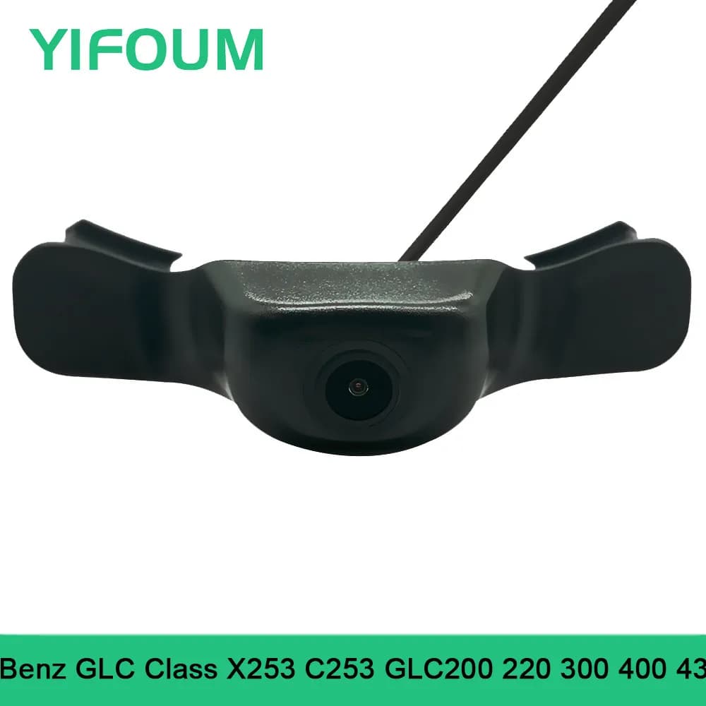 Caméra de stationnement HD CCD avec vision nocturne pour voiture, logo positif, vue de face, Benz GL
